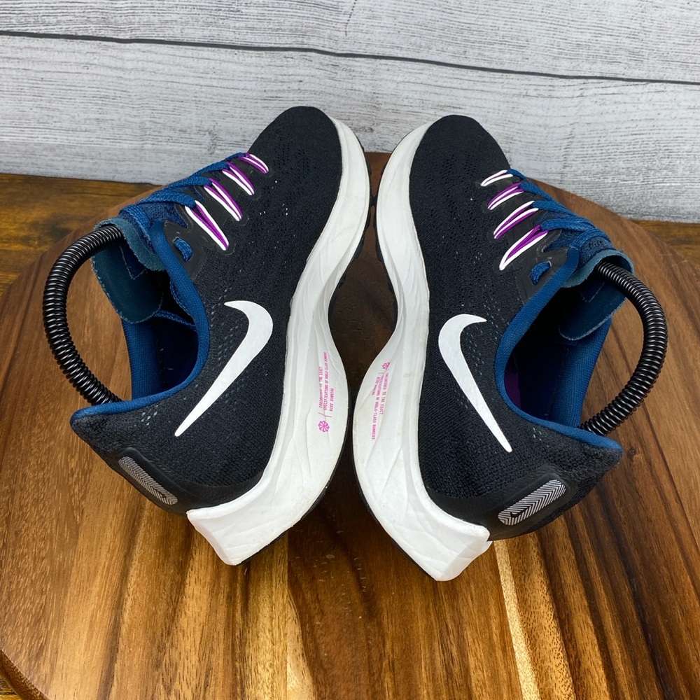 Nike Air Zoom Pegasus 36 Black Blue Running Shoe AQ2210-012 Women’s Size 8 - Picture 10 of 13